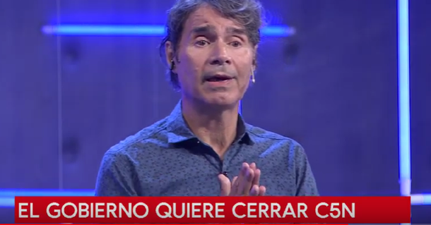 Claudio María Domínguez se solidarizó con los trabajadores de C5N y minutouno.com