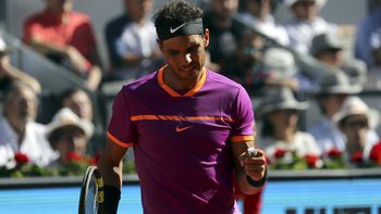 El puño apretado de Nadal, que jugará la final del Masters 1000 de Madrid El puño apretado de Nadal, que jugará la final del Masters 1000 de Madrid
