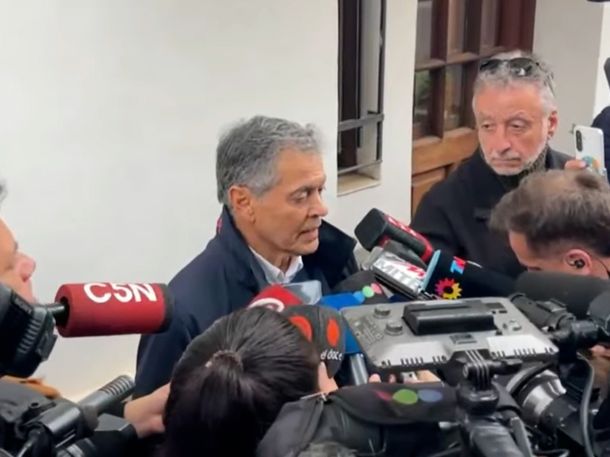 Raúl Garzón habló con la prensa en el marco de los allanamientos para encontrar a la adolescente de 14 años. &nbsp;