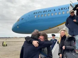 Javier Milei inicia una nueva gira en Estados Unidos. Javier Milei inicia una nueva gira en Estados Unidos.