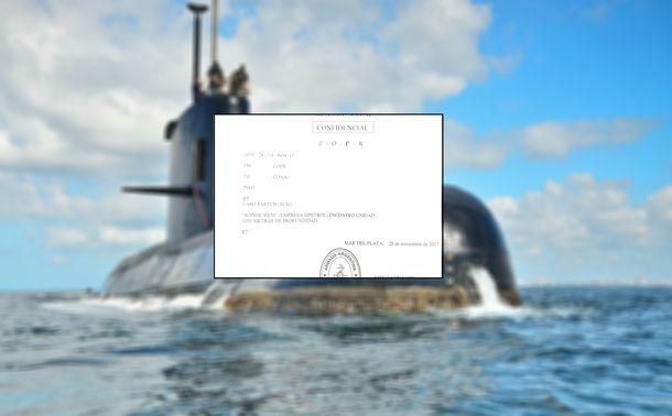 ¿Encontraron al submarino? Filtran un mensaje confidencial que confirma el hallazgo