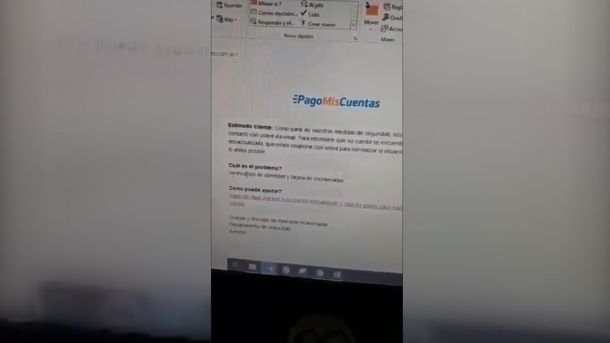 Seguridad inform&aacute;tica: piden no dar datos&nbsp;de bancos&nbsp;por Internet ante una estafa&nbsp;