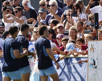 Los Pumas y un entrenamiento con 2.000 personas para incentivar