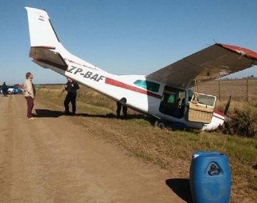 Abandonaron avioneta en Santa Fe y sospechan que llevaba droga