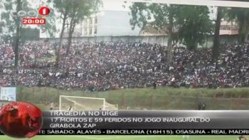 Tragedia en el futbol de Angola Tragedia en el futbol de Angola