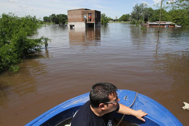 Así quedó Luján por la inundación