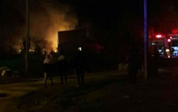 Así se prendió fuego la vivienda