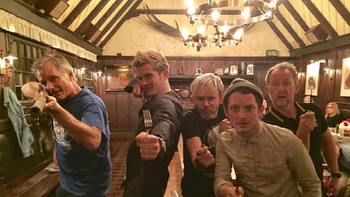 El reencuentro del elenco de El señor de los anillos El reencuentro del elenco de El señor de los anillos