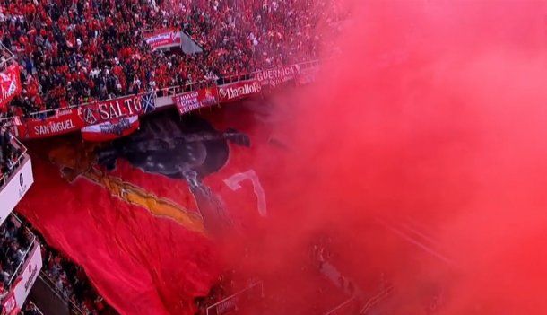 Clásico de Avellaneda: impresionante recibimiento de Independiente