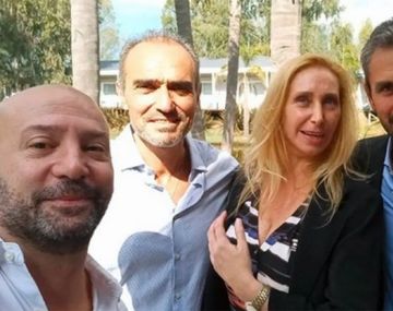 Diego Spagnuolo, Eduardo “Lule” Menem, Karina Milei y Martín Menem&nbsp;