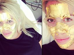 insolito: wanda nara se puso oro en su cara para un tratamiento de belleza insolito: wanda nara se puso oro en su cara para un tratamiento de belleza