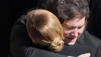 Javier Milei y Giorgia Meloni 
