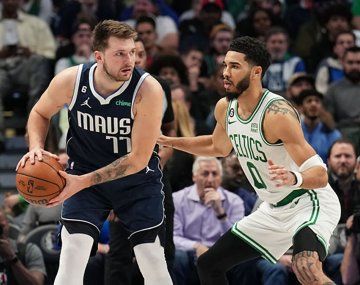 Luka Doncic y Jayson Tatum