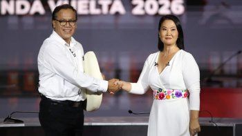 Roberto Sanchez y Keiko Fujimori Roberto Sanchez y Keiko Fujimori