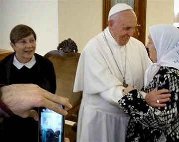 Hebe difundió una carta que le envió el papa Francisco
