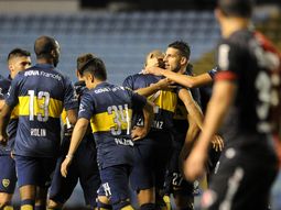 no extrano a nadie: sin gago ni osvaldo, boca goleo a newells