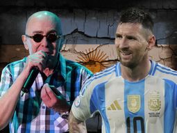 Indio Solari y Lionel Messi Indio Solari y Lionel Messi