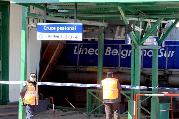 Descarriló un tren del ferrocarril Belgrano Sur