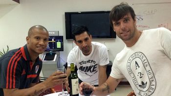 asi festejaron los jugadores de river el pase a la final asi festejaron los jugadores de river el pase a la final