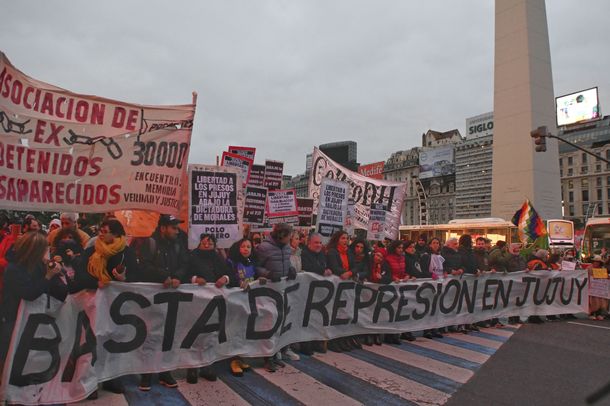 Marchas en Jujuy y Buenos Aires contra la represión