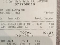 ticket viral: mostro cuanto cuesta la carne argentina en europa y causo indignacion ticket viral: mostro cuanto cuesta la carne argentina en europa y causo indignacion