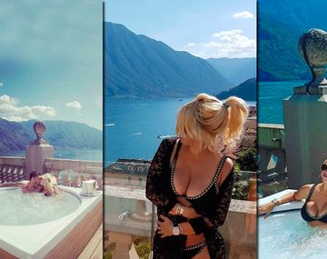 La mini luna de miel de Wanda e Icardi: beso en un jacuzzi y ella