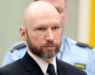 Un ultraderechista pidió que lo liberen a 10 años de matar a 77 personas