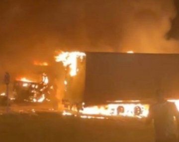 Ascienden a 4 los muertos por el choque en Panamericana en el que explotó un camión