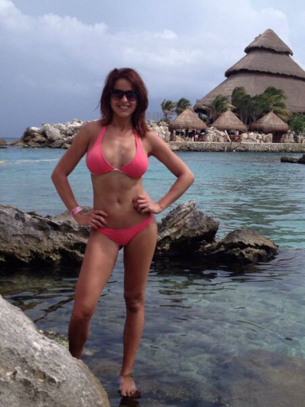 Pamela Sosa desfiló con su impecable figura por Cancún