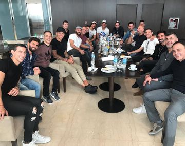 Los jugadores argentinos en la previa al casamiento de Messi y Antonella