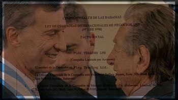 Mauricio Macri, junto a su padre Franco Mauricio Macri, junto a su padre Franco
