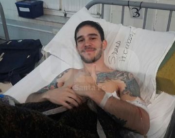 Brítez auxilió a un hincha de Colón apuñalado . Crédito: diario Uno