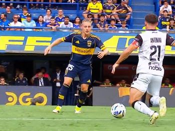 Merentiel pone en igualdad a Boca ante Gimnasia de Mendoza y despierta a la Bombonera