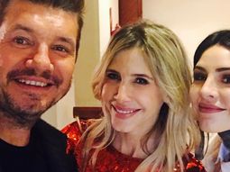 Marcelo Tinelli y Cande fueron a ver a Guillermina Valdes al teatro Marcelo Tinelli y Cande fueron a ver a Guillermina Valdes al teatro