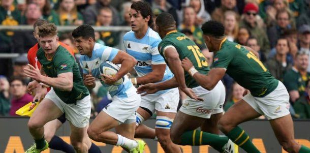 Ajustado triunfo de Sudáfrica sobre Los Pumas en el Rugby Championship