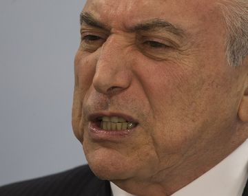 Michel Temer enojado