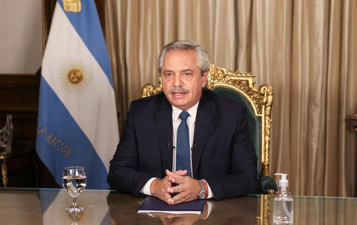 Por cadena nacional, Alberto llamó a extremar cuidados para evitar el aislamiento