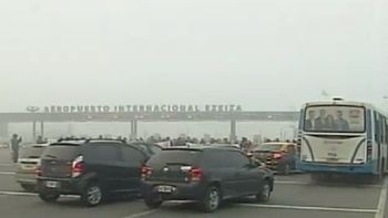 caos de transito en el acceso a ezeiza caos de transito en el acceso a ezeiza