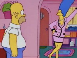La foto de Wanda Nara que es viral por estar con el vestido de Marge Simpson