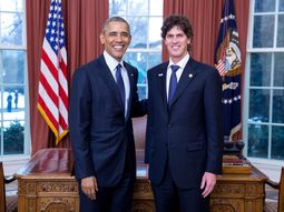 lousteau fue recibido por obama en la casa blanca lousteau fue recibido por obama en la casa blanca