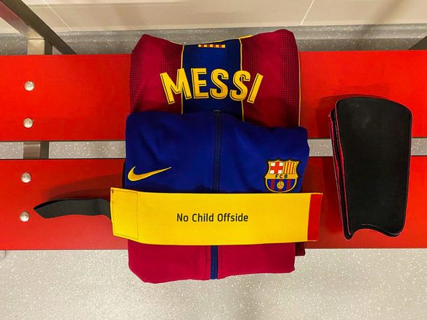 La nueva cinta de capitán inclusiva que utilizó Lionel Messi