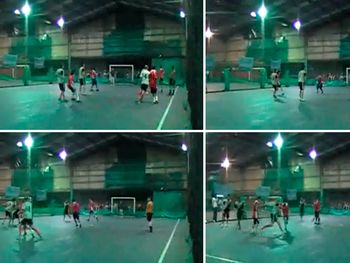 VIDEO: Buscó a un rival y lesionó a otro