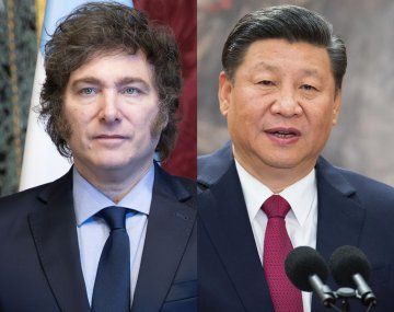 El presidente Javier Milei y el líder de la República Popular China, Xi Jinping