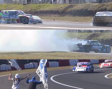 VIDEO: A menos de una vuelta