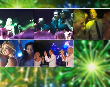 Los videos del casamiento de Cirio e Insaurralde