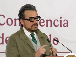 Zoé Robeldo, titular del IMSS, en la Mañanera. Zoé Robeldo, titular del IMSS, en la Mañanera.