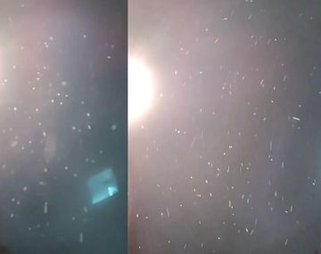 ¿Nieve en Buenos Aires? El video viral registrado en zona sur del conurbano