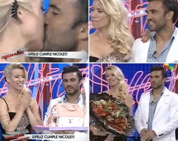 Nicole Neumann recibió una sorpresa al aire por su cumpleaños