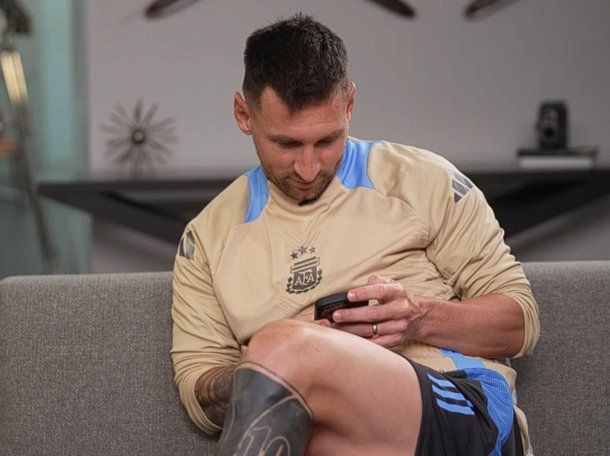 Lionel Messi contó detalles del grupo de WhatsApp de la Selección Argentina