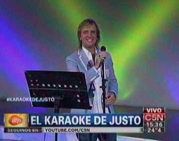 El karaoke de Justo Lamas
